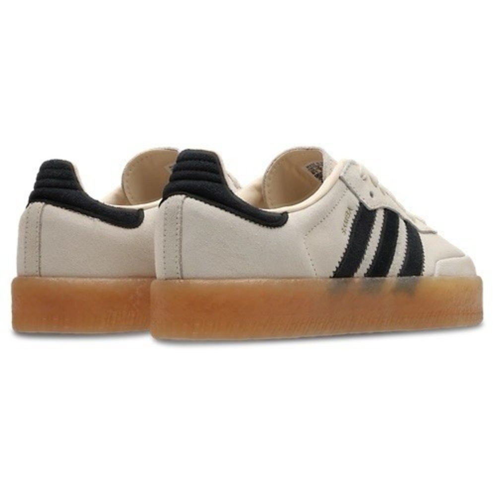 Adidas Sambae JR1437 Cream Wonder White Black/Gum Women's Size 9.5 US NEW - Picture 4 of 8